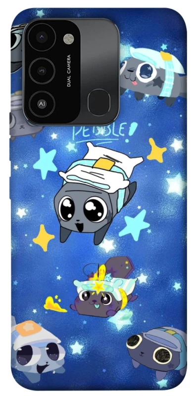 Чехол на TECNO Spark 8C Pebble kitten stars фото 1 из 1