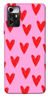 Чехол на ZTE Blade V40 Vita Red hearts 2 фото 1 из 1