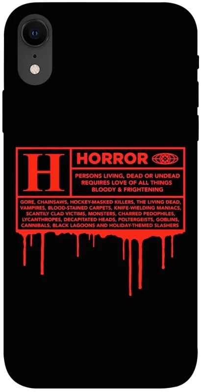 Чохол на Apple iPhone XR (6.1") Horror Halloween фото 1 з 1