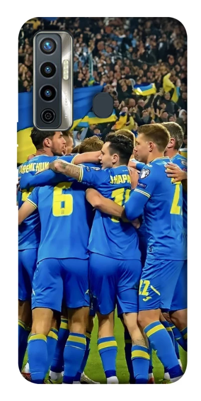 Чехол на TECNO Camon 17 Сборная Украины v3 фото 1 из 1