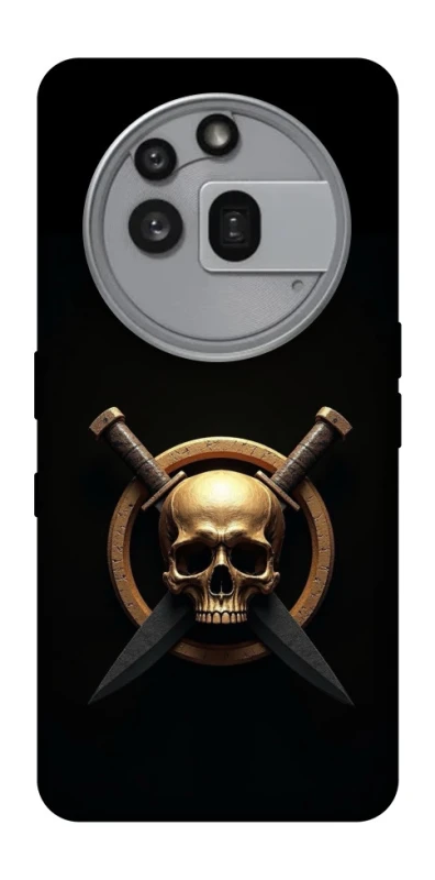 Чехол на Nothing Phone (3a) Pro Golden Skull фото 1 из 1
