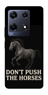 Чехол на Infinix Note 30 Pro Don't push the horses фото 1 из 1