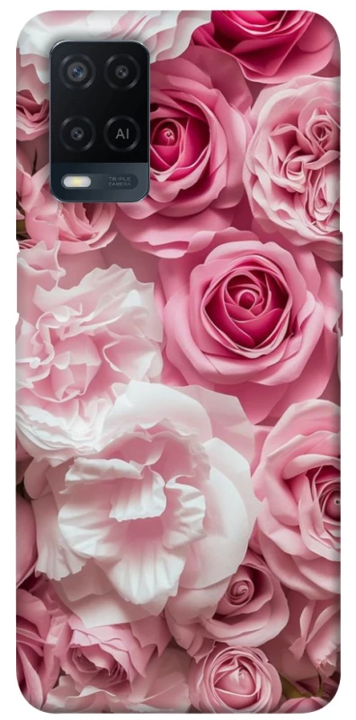 Чохол на Oppo A54 4G Рожеві Квіти фото 1 з 1