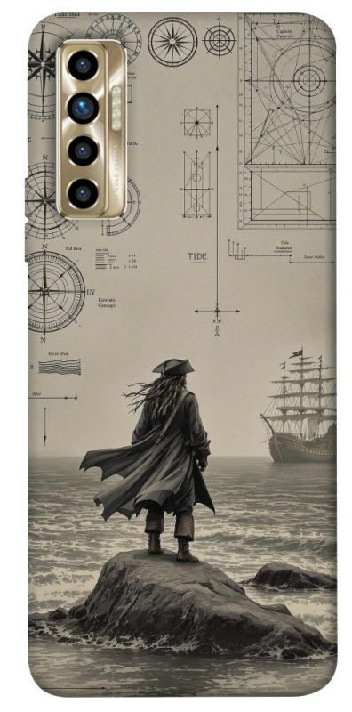 Чехол на TECNO Camon 17P Captain Jack Sparrow фото 1 из 1