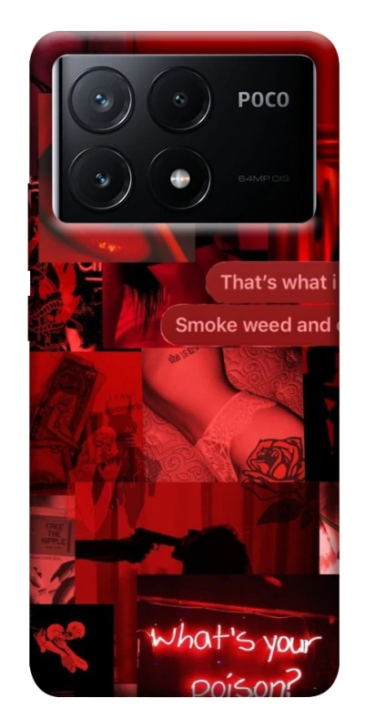 Чохол на Xiaomi Poco X6 Love collage ver.1 фото 1 з 1