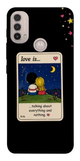 Чохол на Motorola Moto E40 Love is ver.6 фото 1 з 1