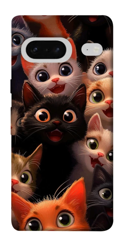 Чохол на Google Pixel 7 happy cats фото 1 з 1