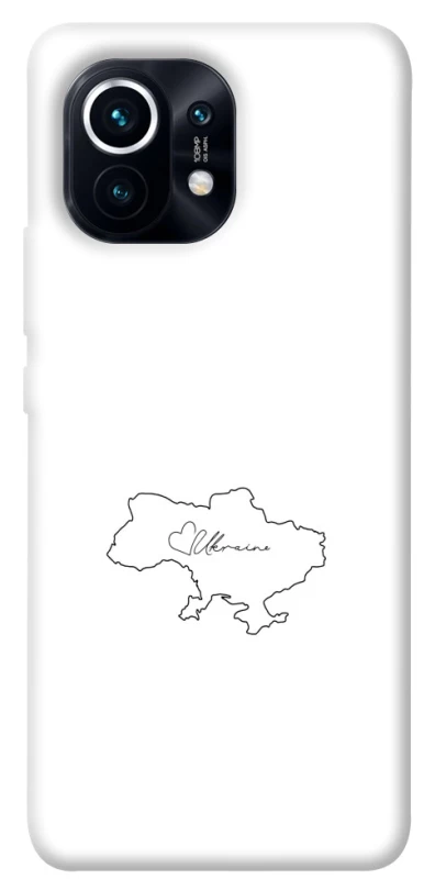 Чохол на Xiaomi Mi 11 Ukraine map фото 1 з 1