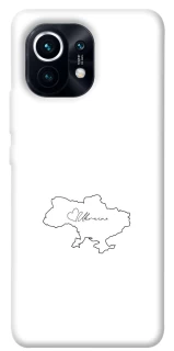 Чохол на Xiaomi Mi 11 Ukraine map фото 1 з 1
