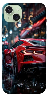 Чехол на Apple iPhone 15 Plus (6.7") Red sports car фото 1 из 1