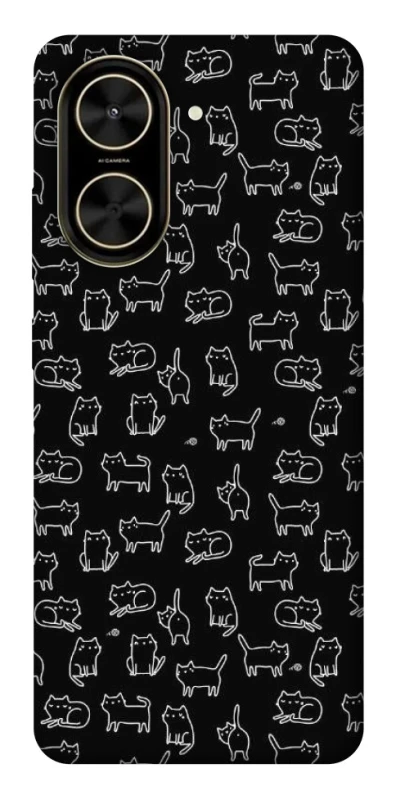 Чохол на Xiaomi Poco C71 Black Cats фото 1 з 1
