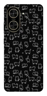 Чохол на Xiaomi Poco C71 Black Cats фото 1 з 1