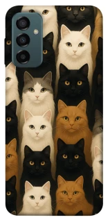 Чехол на Samsung Galaxy M13 4G Colorful Cat Collage фото 1 Чехол на Samsung Galaxy M13 4G Colorful Cat Collage фото 1 из 1
