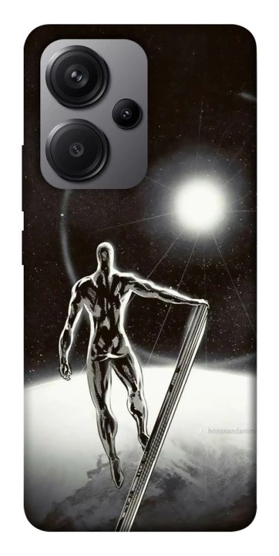 Чехол на Xiaomi Redmi Note 13 Pro+ Серебряный сёрфер фото 1 из 1