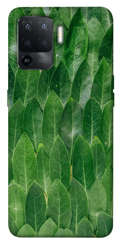 Чохол на Oppo Reno 5 Lite Листя фото 1 з 1