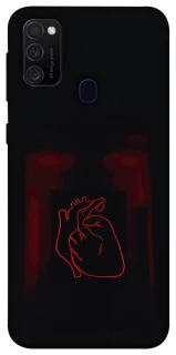 Чехол на Samsung Galaxy M30s / M21 Красное сердце фото 1 из 1