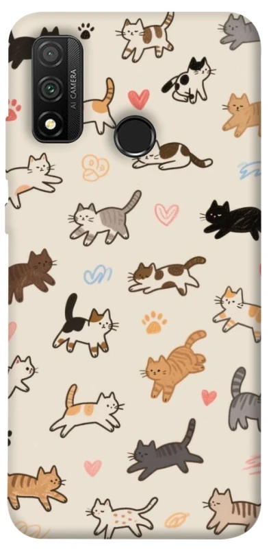 Чохол на Huawei P Smart (2020) Cat style ver.2 фото 1 з 1