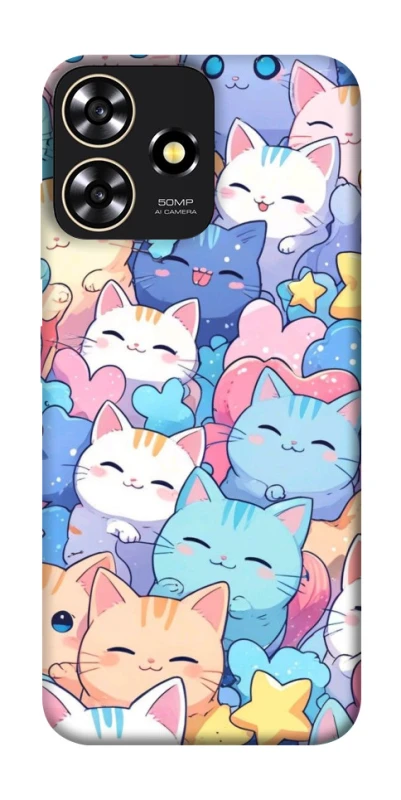Чохол на ZTE Blade A73 4G Funny Kittens ver.3 фото 1 з 1