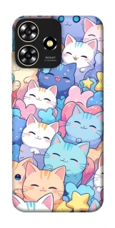 Чехол на ZTE Blade A73 4G Funny Kittens ver.3 фото 1 из 1