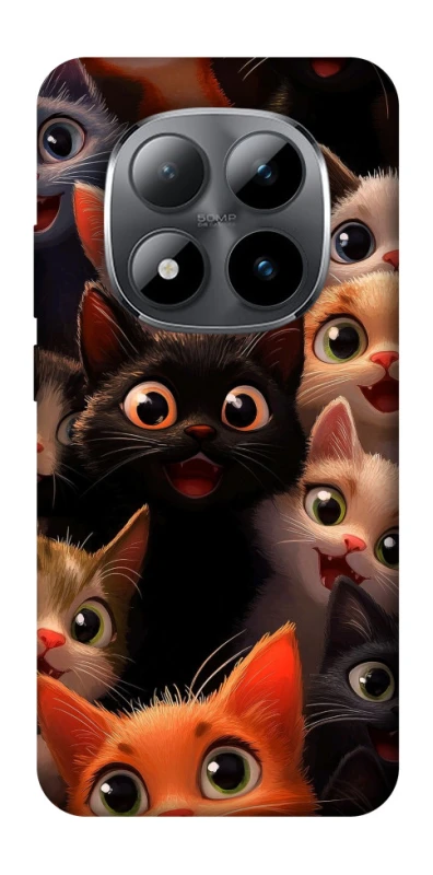 Чохол на Xiaomi Redmi Note 15 Pro 5G happy cats фото 1 з 1