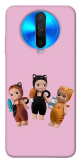Чохол на Xiaomi Redmi K30 Cat Cafe Trio фото 1 з 1