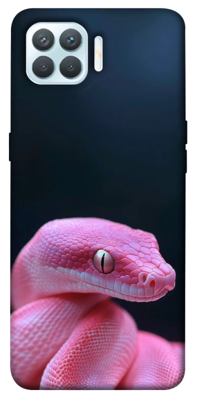 Чохол на Oppo F17 Pro Рожева змія фото 1 з 1