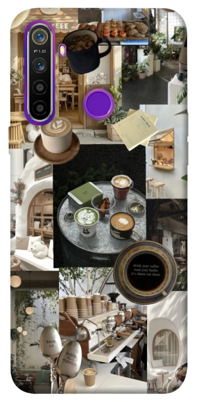 Чехол на Realme 5 Coffee collage ver.4 фото 1 из 1