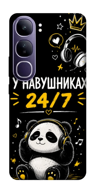 Чохол на Vivo Y300 У навушниках 24/7 фото 1 з 1