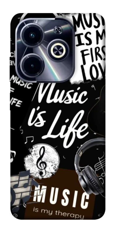 Чохол на Infinix Hot 40i Music is Life фото 1 з 1