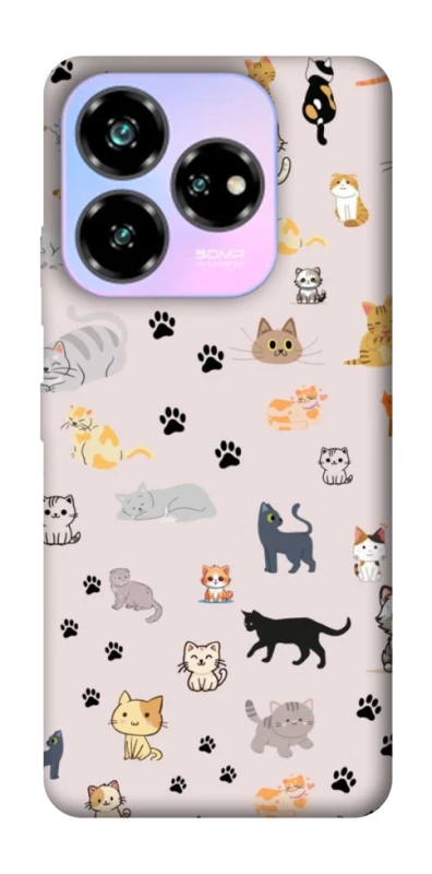 Чохол на ZTE Nubia V60 Desing Cat style ver.1 фото 1 з 1