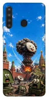 Чехол на Samsung Galaxy A21 Moscow never sleeps ver.7 фото 1 из 1
