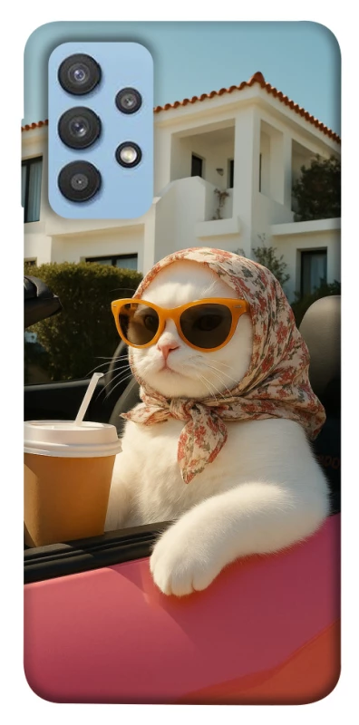 Чохол на Samsung Galaxy M32 Stylish Cat Cruise фото 1 з 1