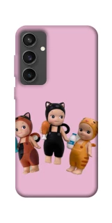 Чохол на Samsung Galaxy S24 FE Cat Cafe Trio фото 1 з 1