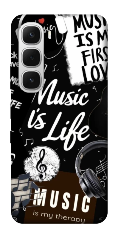 Чохол на Infinix Hot 60i Music is Life фото 1 з 1