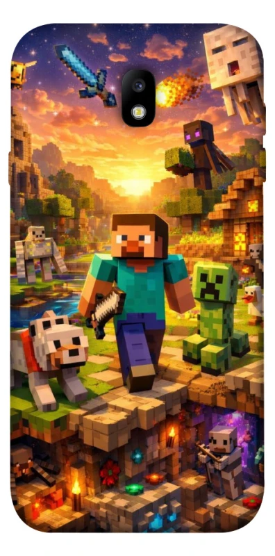 Чохол на Samsung J730 Galaxy J7 (2017) Minecraft v6 фото 1 з 1