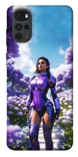 Чехол на Motorola Moto G22 Cyber space girl ver.4 фото 1 из 1
