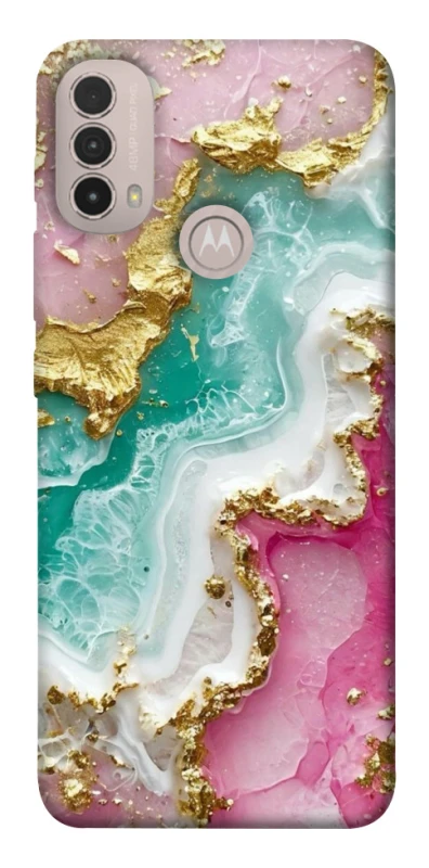 Чохол на Motorola Moto E40 Epoxy design ver.1 фото 1 з 1