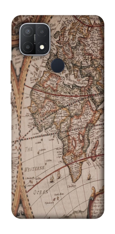 Чохол на Oppo A15s / A15 Карта подорожей фото 1 з 1