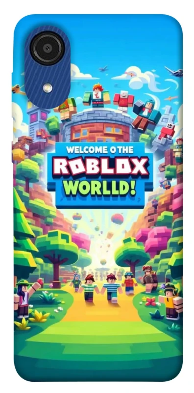 Чехол на Samsung Galaxy A03 Core Roblox World фото 1 из 1