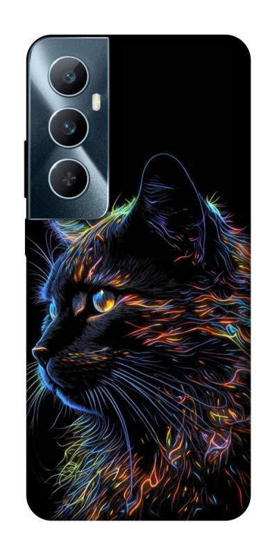 Чохол на Realme C65 4G Чорний кіт фото 1 з 1