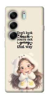 Чехол на Tecno Camon 40 Pro 5G Don't look back фото 1 из 1