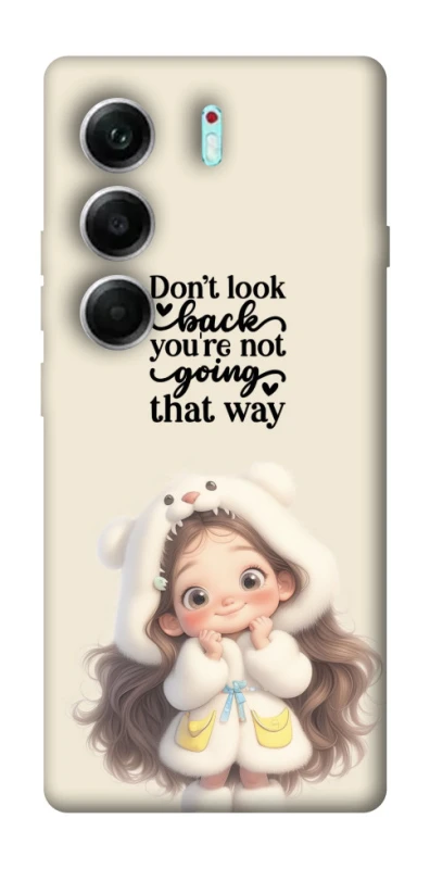 Чехол на Tecno Camon 40 Pro Don't look back фото 1 из 1