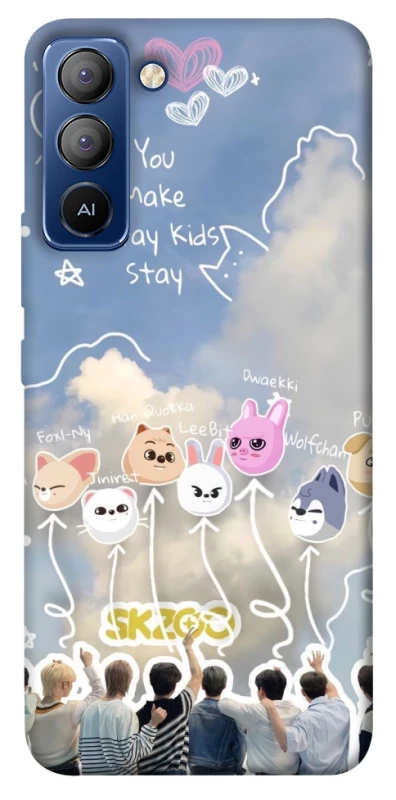 Чехол на TECNO Pop 5 LTE Stray Kids Full Force фото 1 из 1
