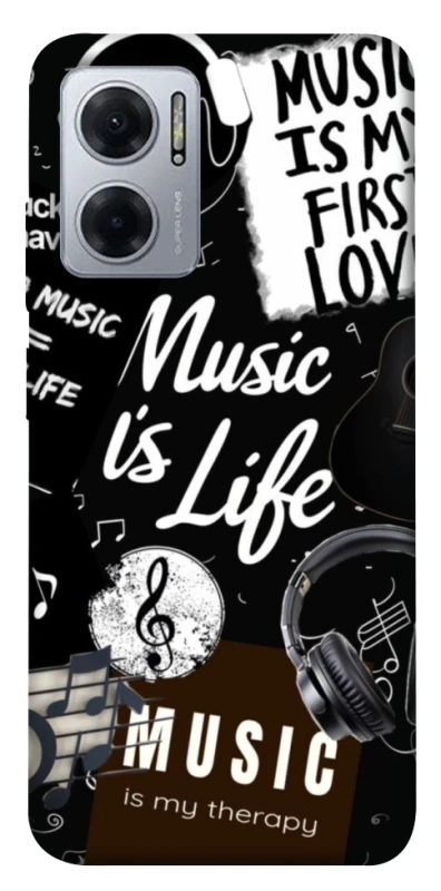 Чехол на Xiaomi Redmi Note 11E Music is Life фото 1 из 1