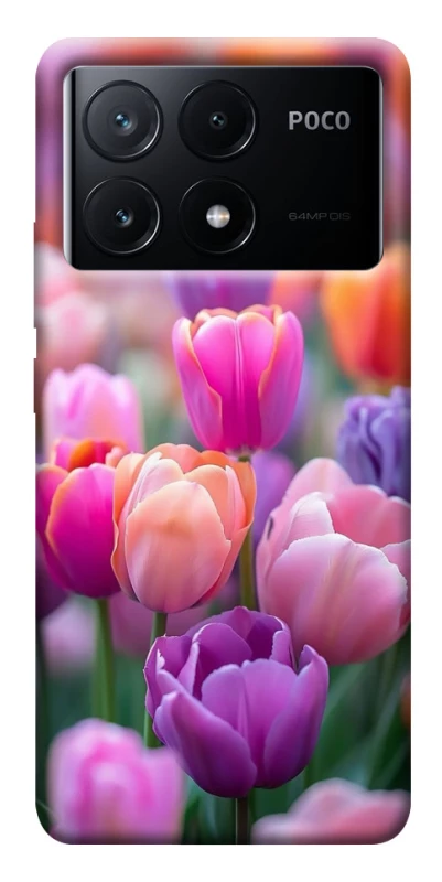 Чохол на Xiaomi Poco X6 Тюльпанове поле фото 1 з 1