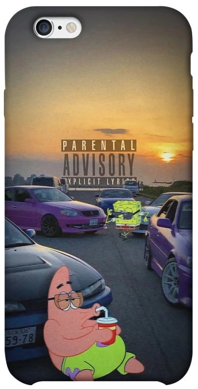 Чехол на Apple iPhone 6/6s (4.7") Патрик на гонках фото 1 из 1