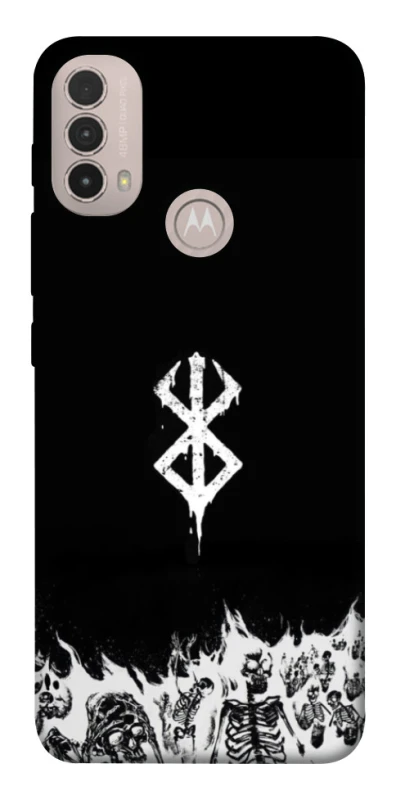 Чохол на Motorola Moto E40 Berserk skeletons фото 1 з 1