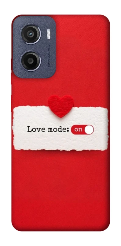 Чохол на Motorola Moto E15 Love Mode ON фото 1 з 1