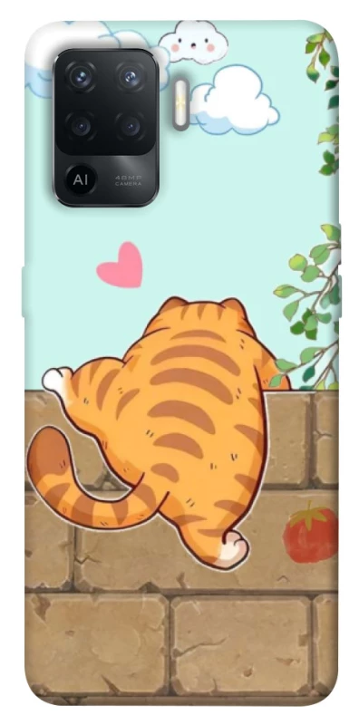Чохол на Oppo Reno 5 Lite Cat the meow фото 1 з 1