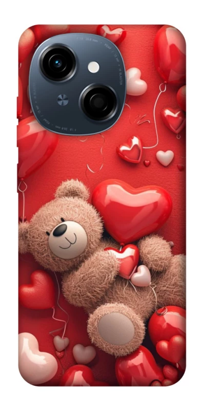 Чохол на TECNO Spark Go 1 bear in hearts фото 1 з 1